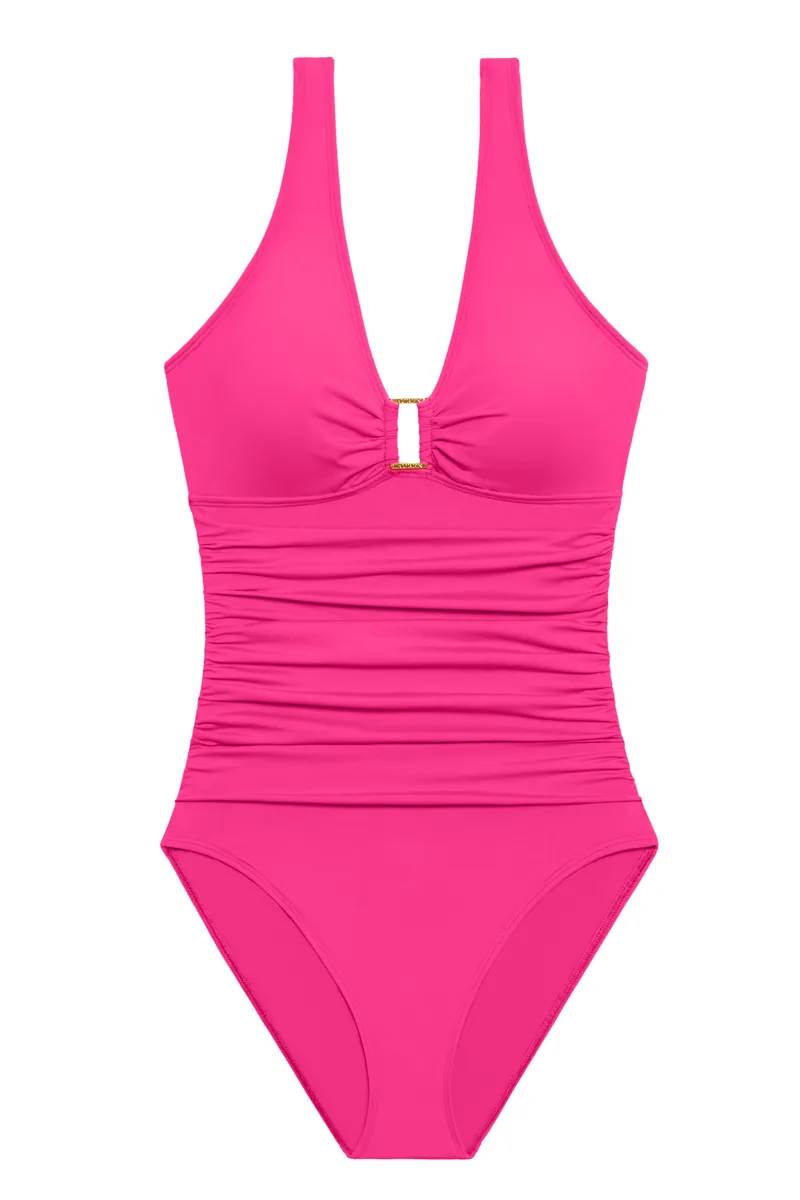 Ralph Lauren Beach Club Swimsuit in Passionfruit