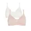 Royce Posy 2 Pack Teen Bra in Blush and Ivory