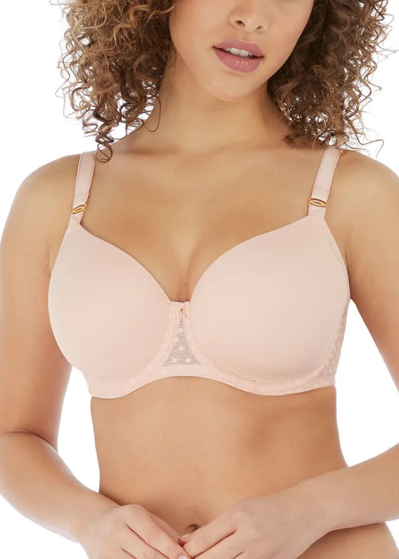 Starlight Underwired Moulded Bra in Rose Water-1