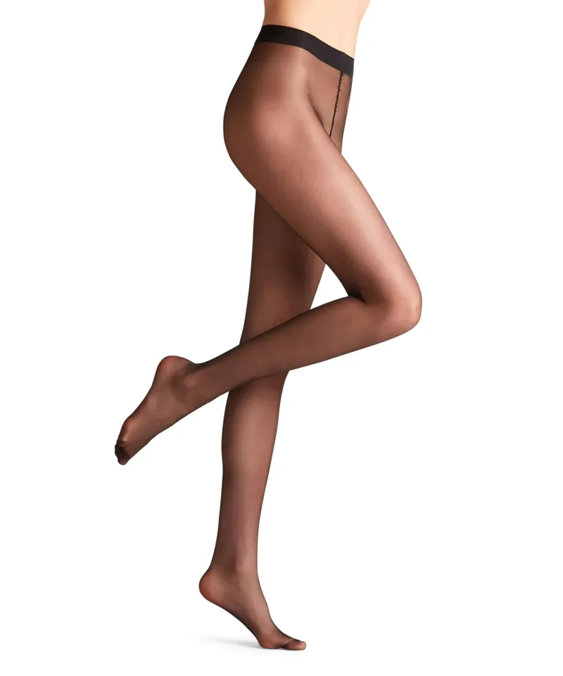 Falke Seidenglatt 15 Sheer Tights in Black-1