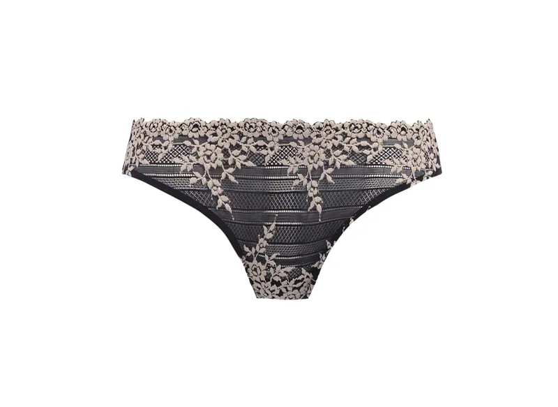 Wacoal Embrace Lace Bikini Brief in Black