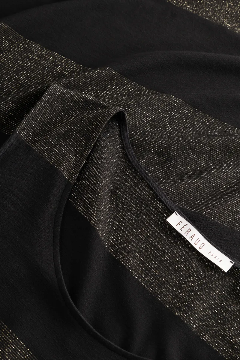 Louis Feraud Sleeveless Beachdress in Black-4