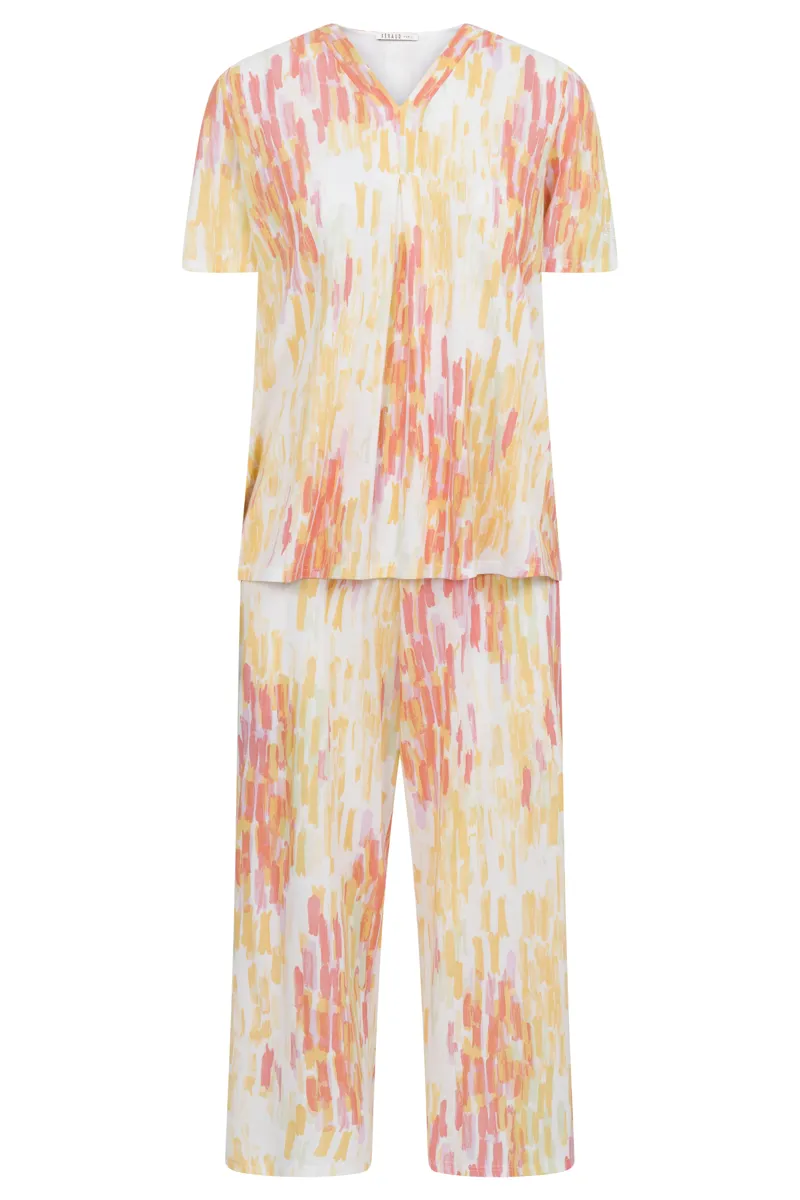 Louis Feraud Watercolour Pyjama in Sorbet