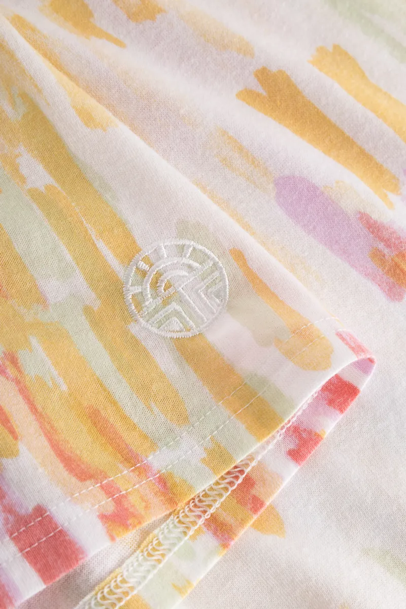 Louis Feraud Watercolour Pyjama in Sorbet-4