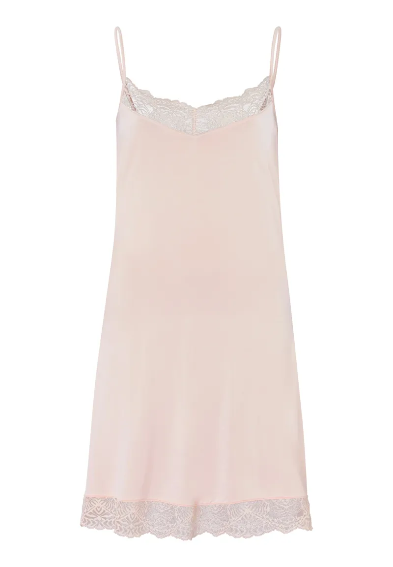 Hanro Josephine Negligee in Peach Whip