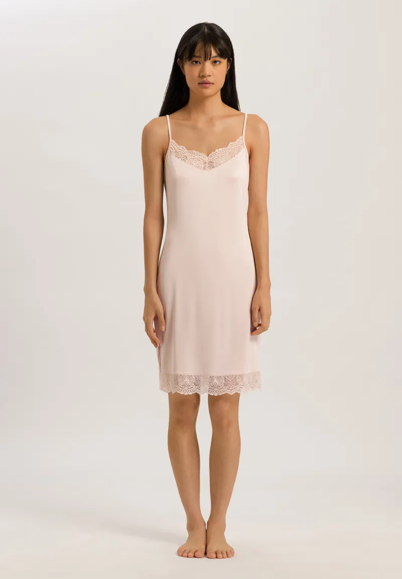 Hanro Josephine Negligee in Peach Whip-2