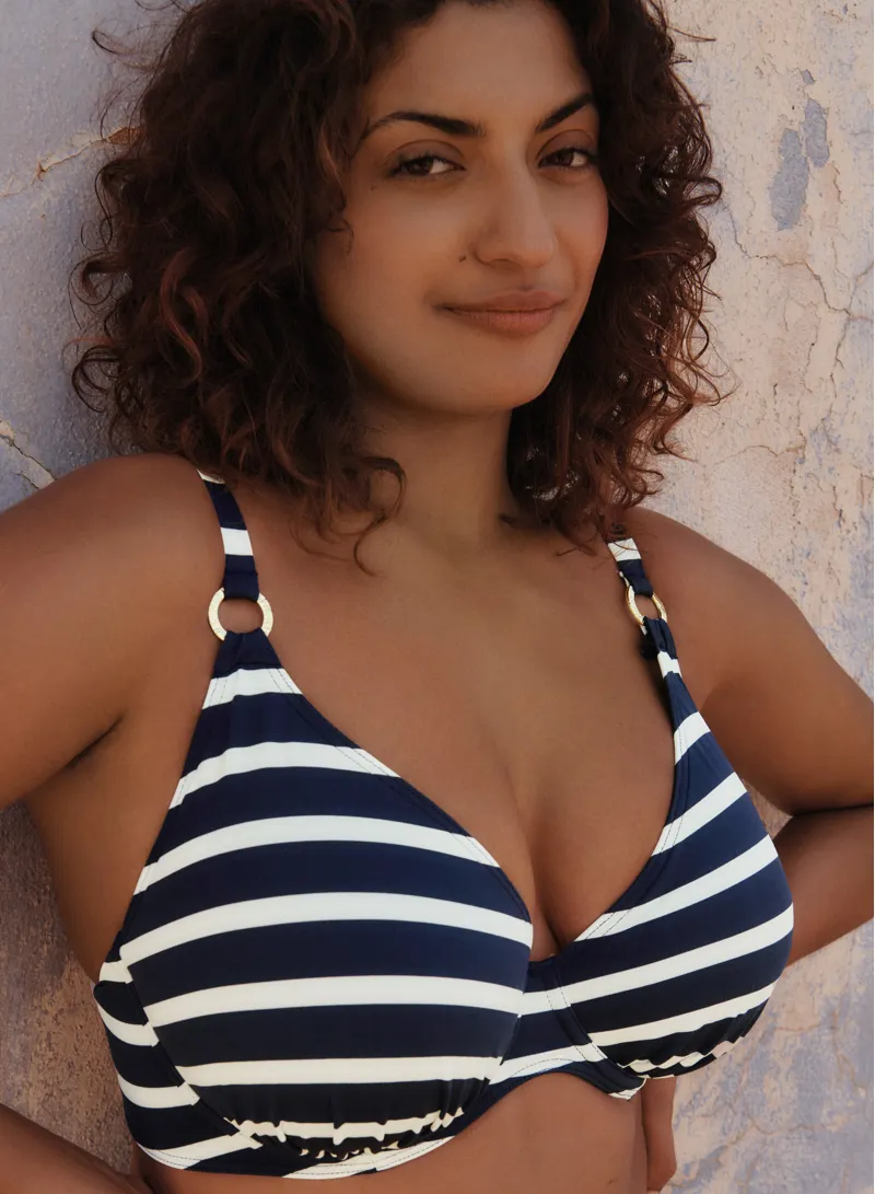 Marie Jo Swim Nayarit Plunge Bikini in Water Blue-3