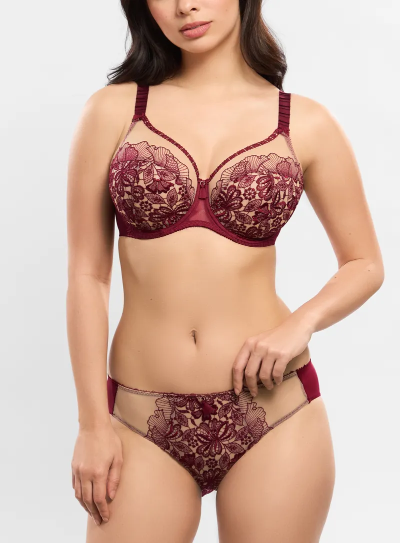 Empreinte Agathe Brief in Amarante-2