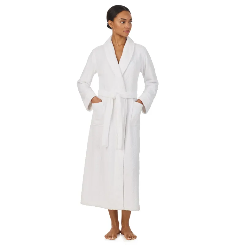 Ralph Lauren Shawl Collar Robe in White-1