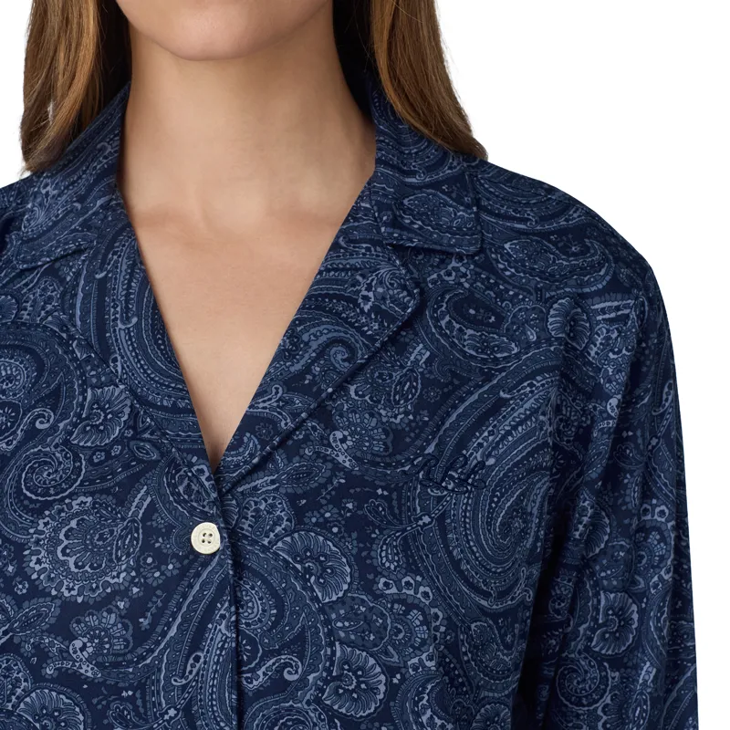 Ralph Lauren Paisley Sleepshirt in Navy-2