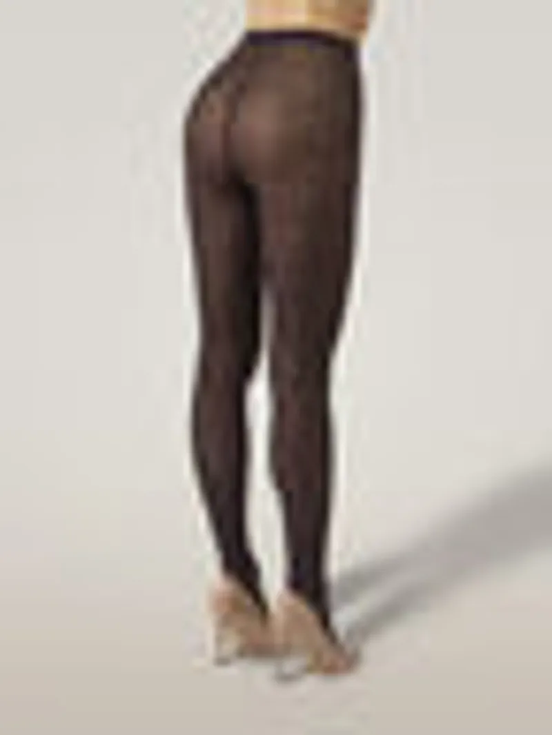 Wolford Pantera 40 Denier Tights in Dark Wood-1