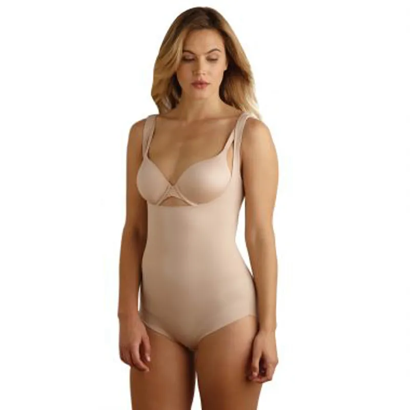 Cupid Back Magic Torsette Bodybriefer in Warm Beige