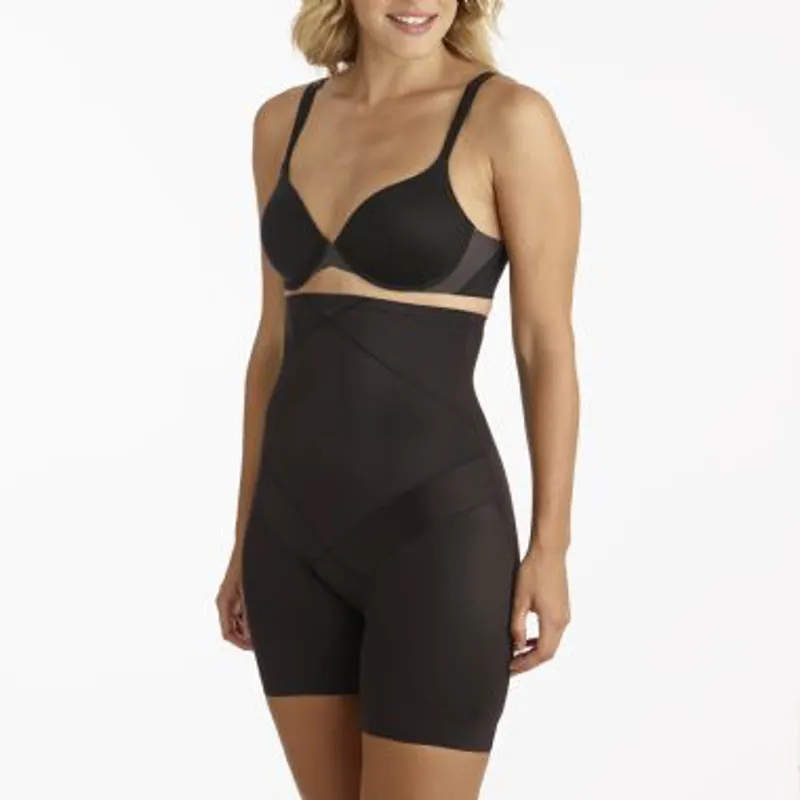 Miraclesuit Instant Tummy Tuck Hi Waist Thigh Slimmer in Black
