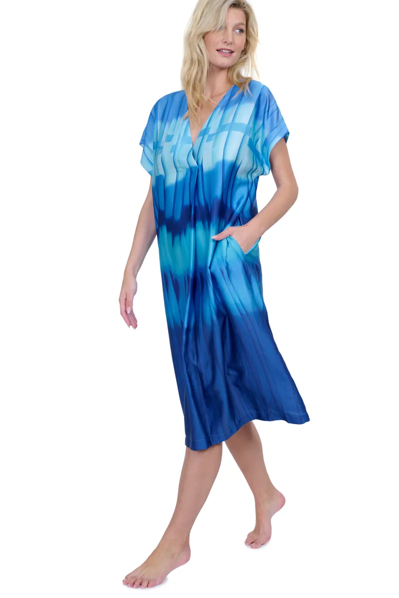Gottex Golden Hour Tunic in Blue-2