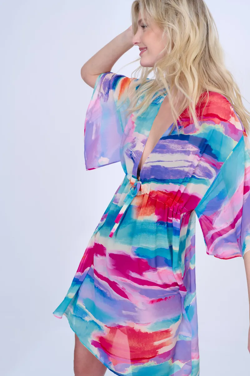 Gottex Palma De Mallorca Tunic in Multipink