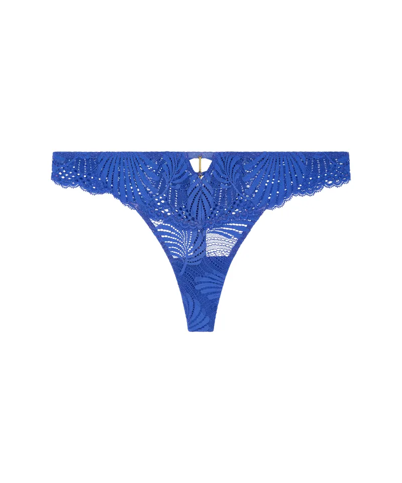 Aubade Rhythm of Desire Tanga in Azure Blue