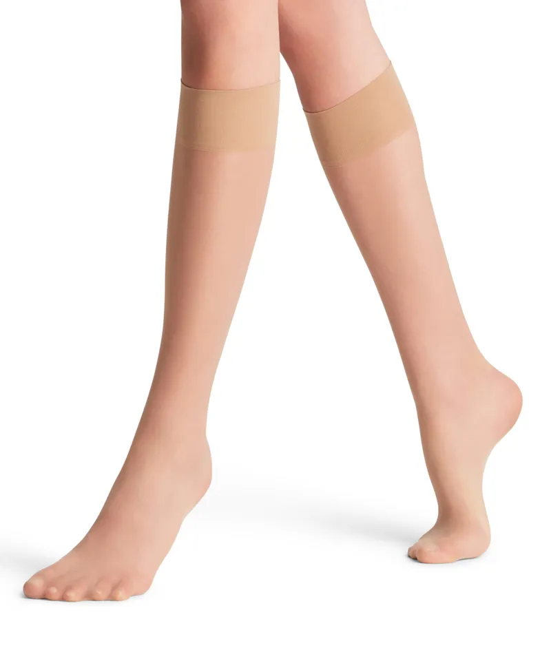 Falke Pure Matt 20 Knee High in Golden-1