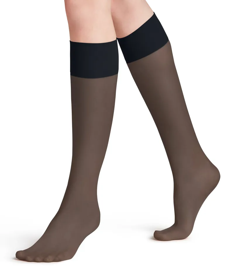 Falke Pure Matt 20 Knee High in Marine-1