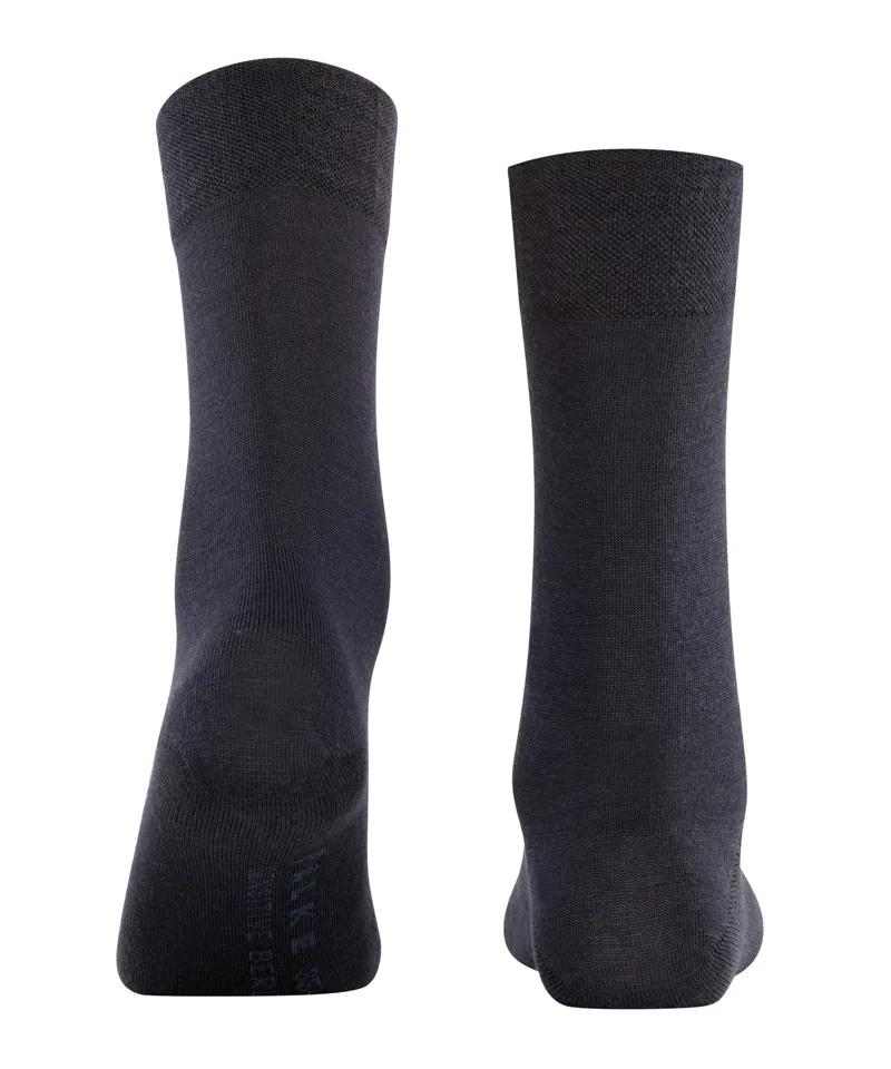 Falke Sensitive Berlin Sock in Dark Navy-3