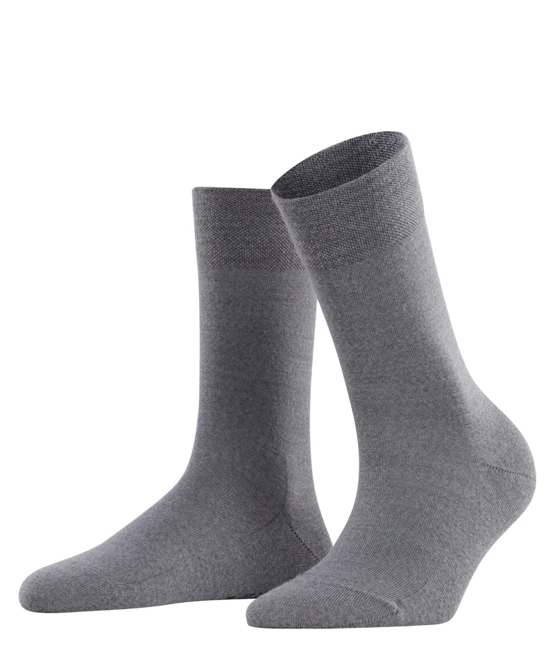 Falke Sensitive Berlin Sock in Light Grey-2