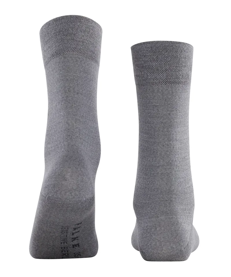 Falke Sensitive Berlin Sock in Light Grey-1
