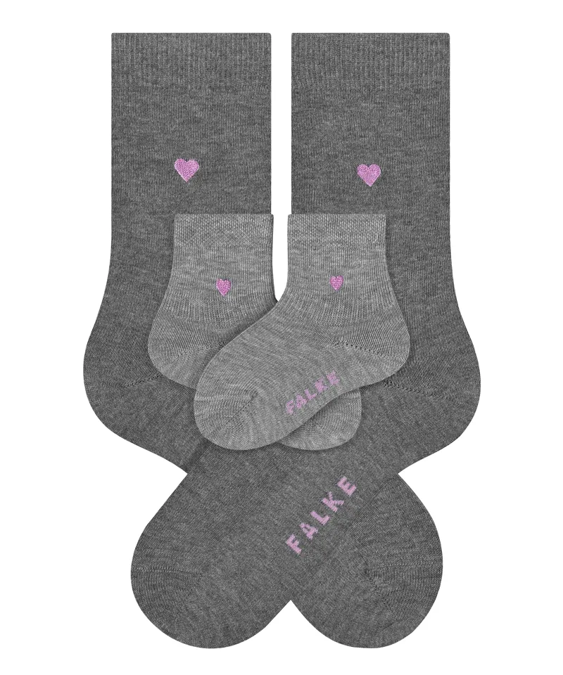 Falke Mini-Me Set Sock in Grey Pink