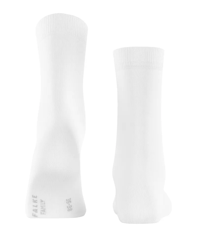 Falke Family Sock in White-1