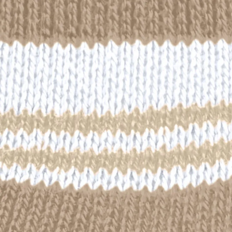 Falke Smart Stripe Sneaker Sock in White-5