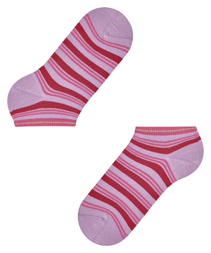 Falke Smart Stripe Sneaker Sock in Shell Pink-1