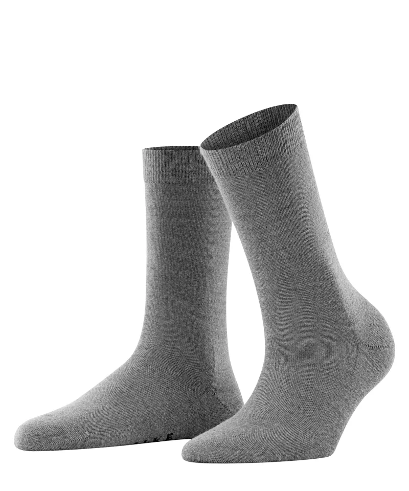 Falke Softmerino Sock in Light Grey-2
