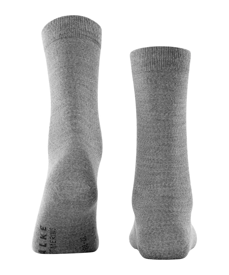 Falke Softmerino Sock in Light Grey-1