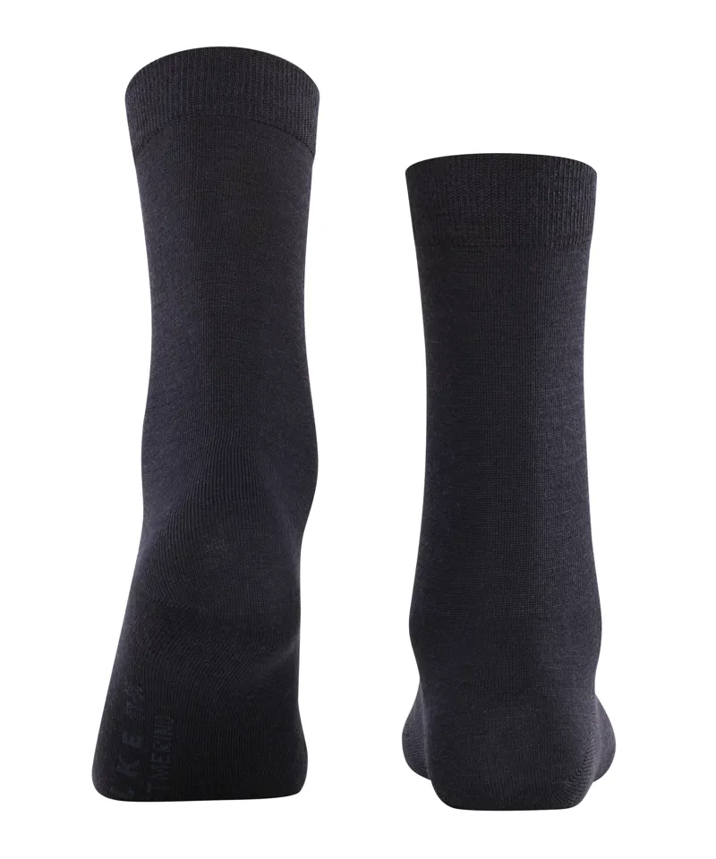 Falke Softmerino Sock in Dark Navy-1