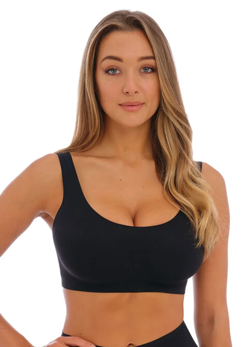 Fantasie Smoothease Non Wired Bralette in Black-1