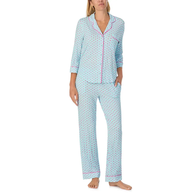 Kate Spade Mini Hearts 3/4 Sleeve Pyjama in Blue