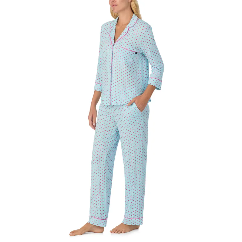 Kate Spade Mini Hearts 3/4 Sleeve Pyjama in Blue-1