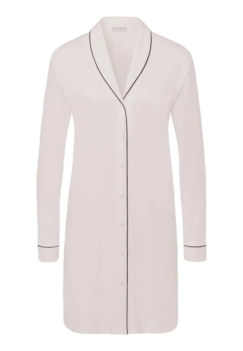Hanro Natural Comfort Nightshirt in Almond-2