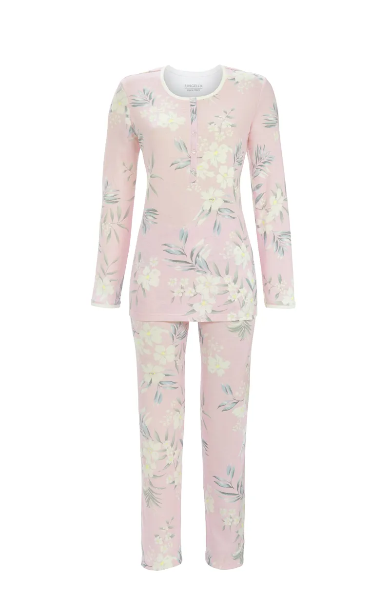 Ringella Floral Pastel Pyjama in Rose