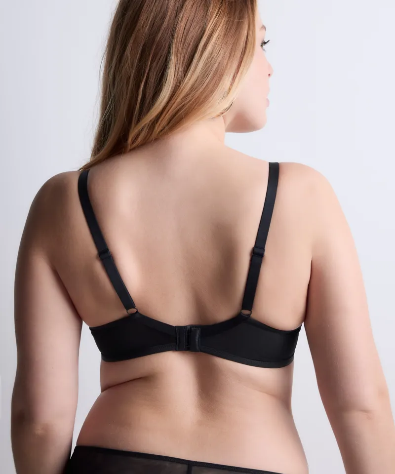 Aubade Sense of Illusion Scarf Push-up Bra Black-2
