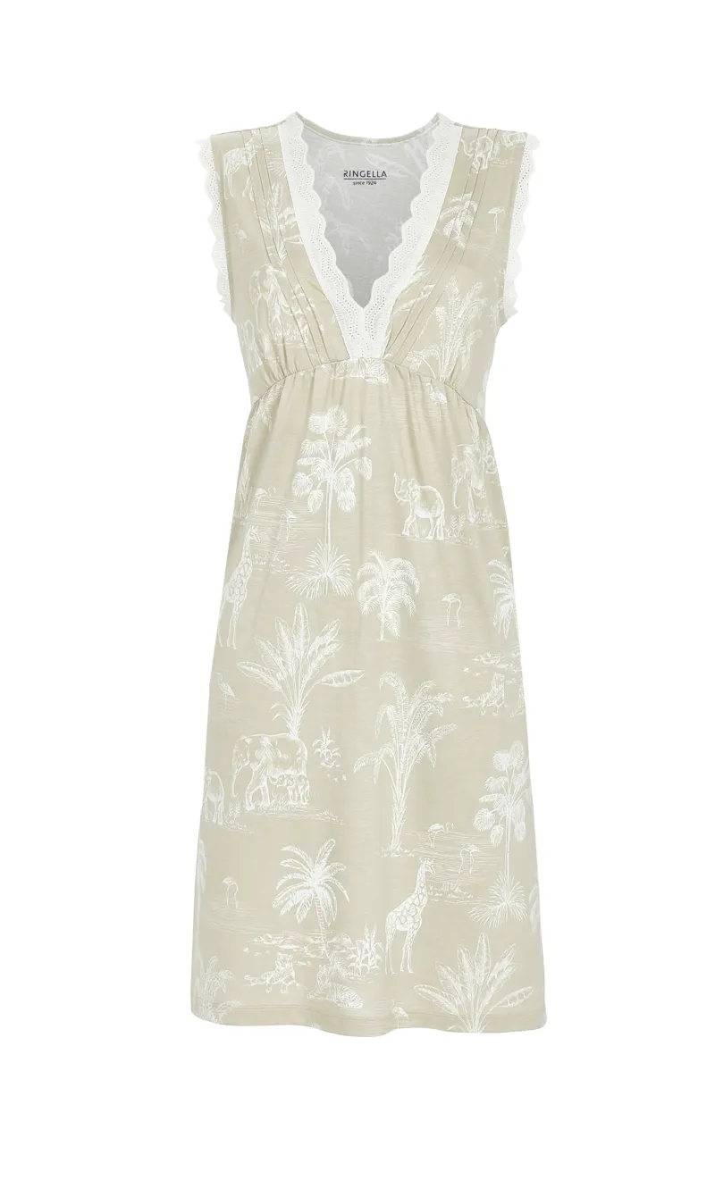 Ringella Safari Summer Nightdress in Natural