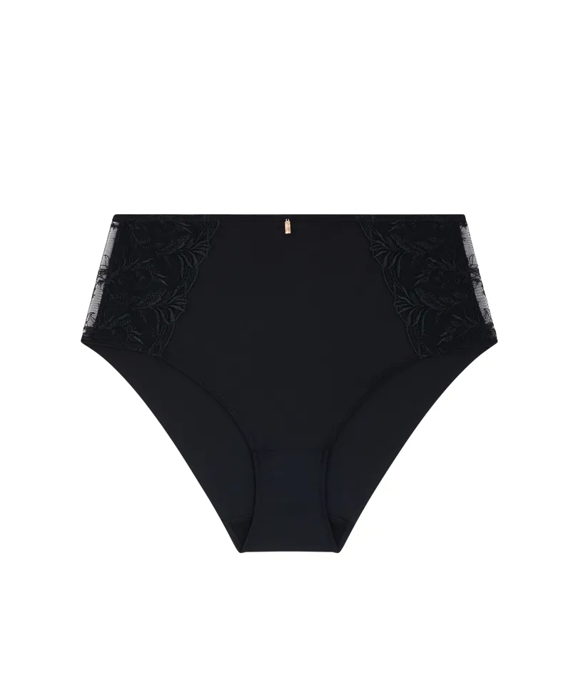 Aubade Hidden Treasure High Waisted Brief in Black