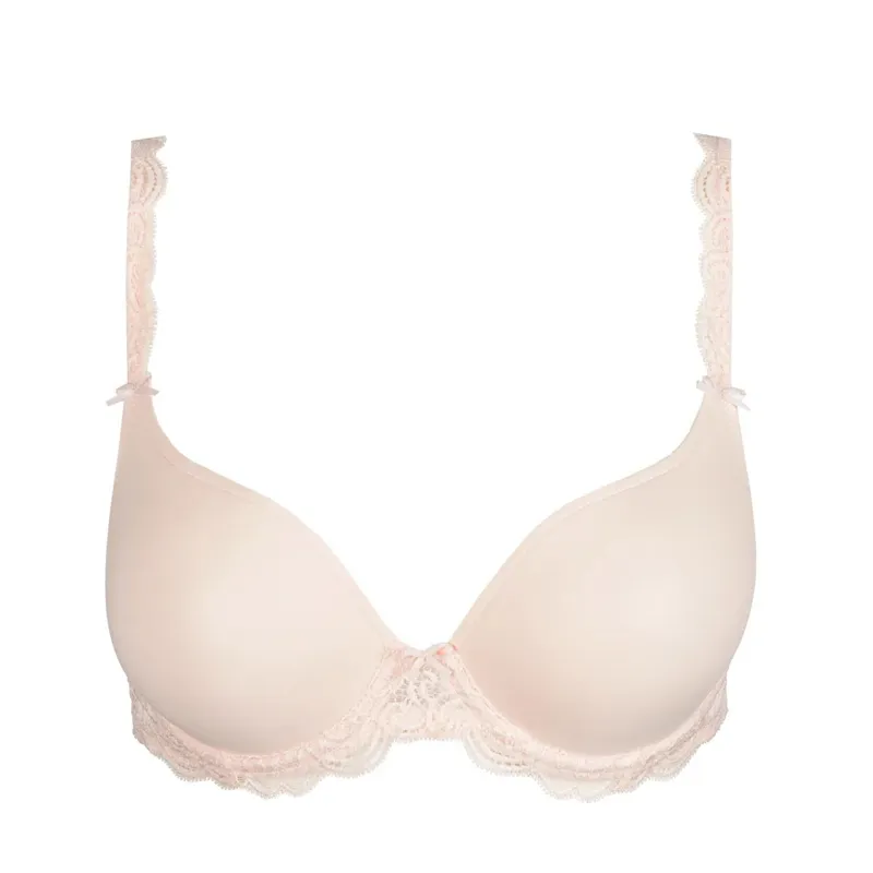 Marie Jo Cyrile Padded Heart-Shaped Bra in Crystal Pink