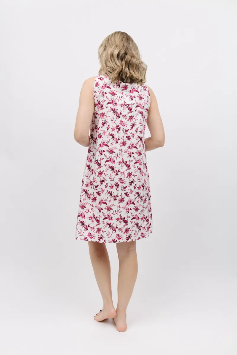 Cyberjammies Eve Nightdress in Cream Berry-1