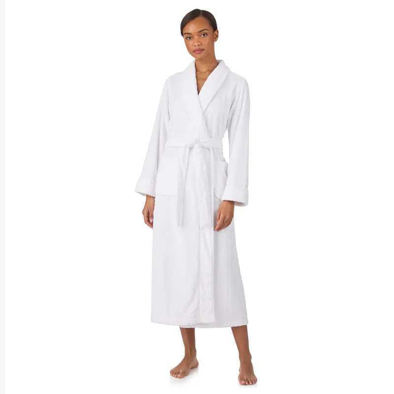 Ralph Lauren So Soft Long Robe in White