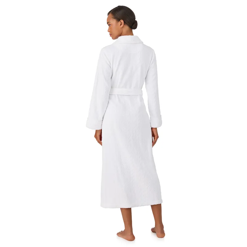 Ralph Lauren So Soft Long Robe in White-1