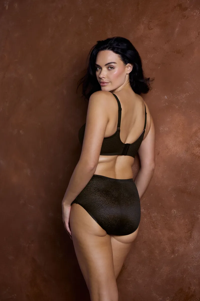 Wacoal Back Appeal T shirt bra in Black-4