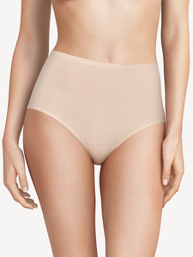 Chantelle Soft Stretch High Waisted Brief One Size in Nude