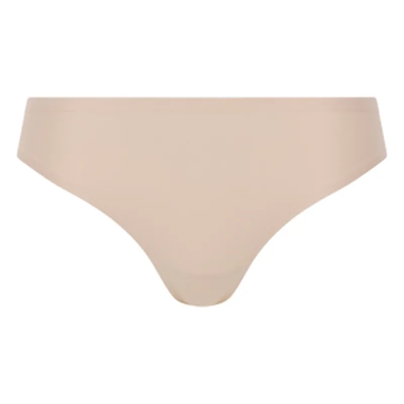 Chantelle Soft Stretch Thong One Size in Nude-2