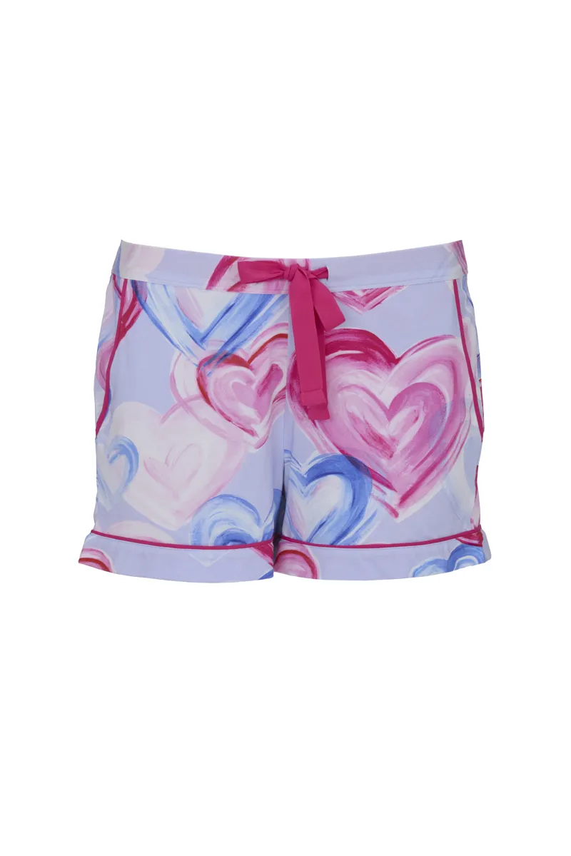 Cyberjammies Chloe Cami Set in Pink Heart-3