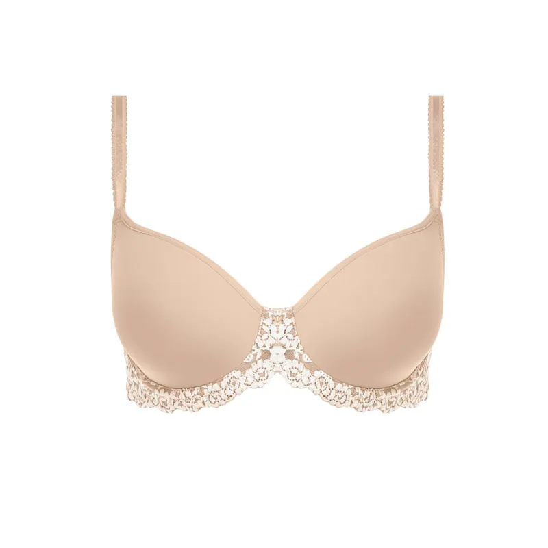 Wacoal Embrace Lace Moulded T-shirt Bra in Nude