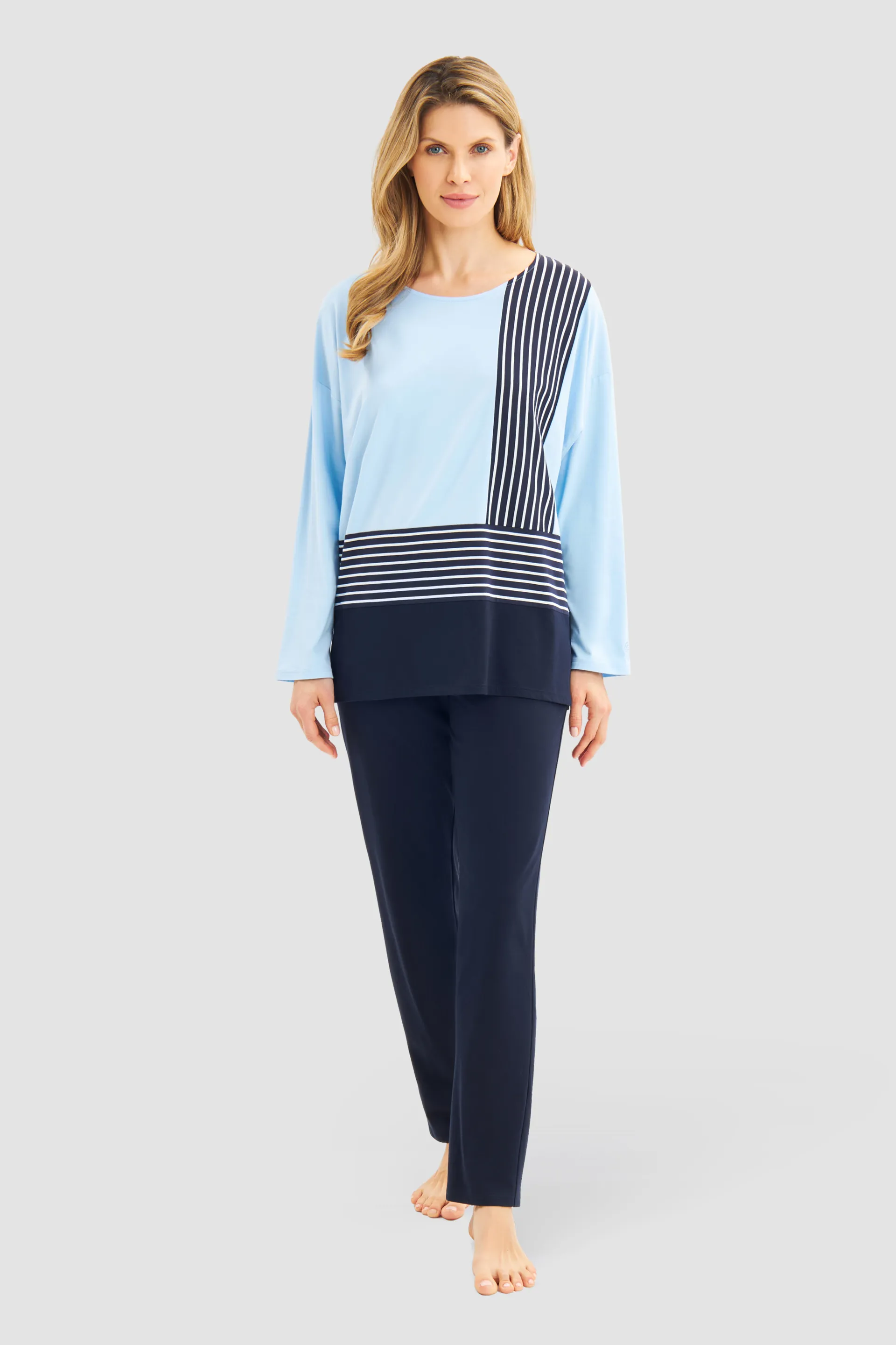 Louis Feraud Patch Pyjama in Blue